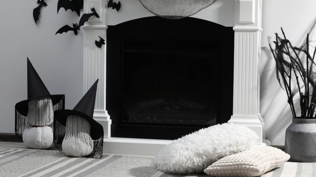 Black and white home décor