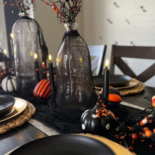 Halloween Centerpieces with a Spooky Twist