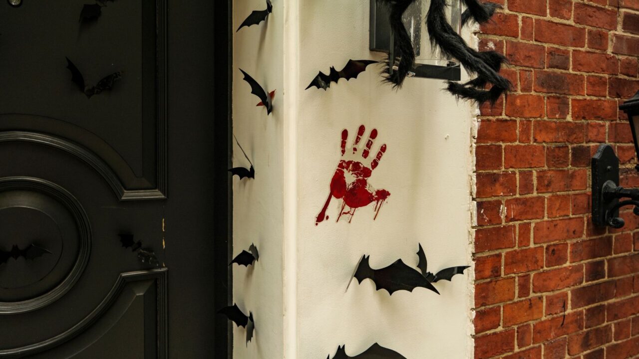 Bat wall decal for halloween decor