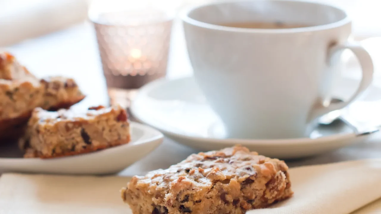 Homemade biscuits and a cup of tea