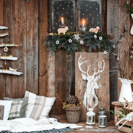 Rustic Decor Ideas for a Cozy Cabin Holiday Look