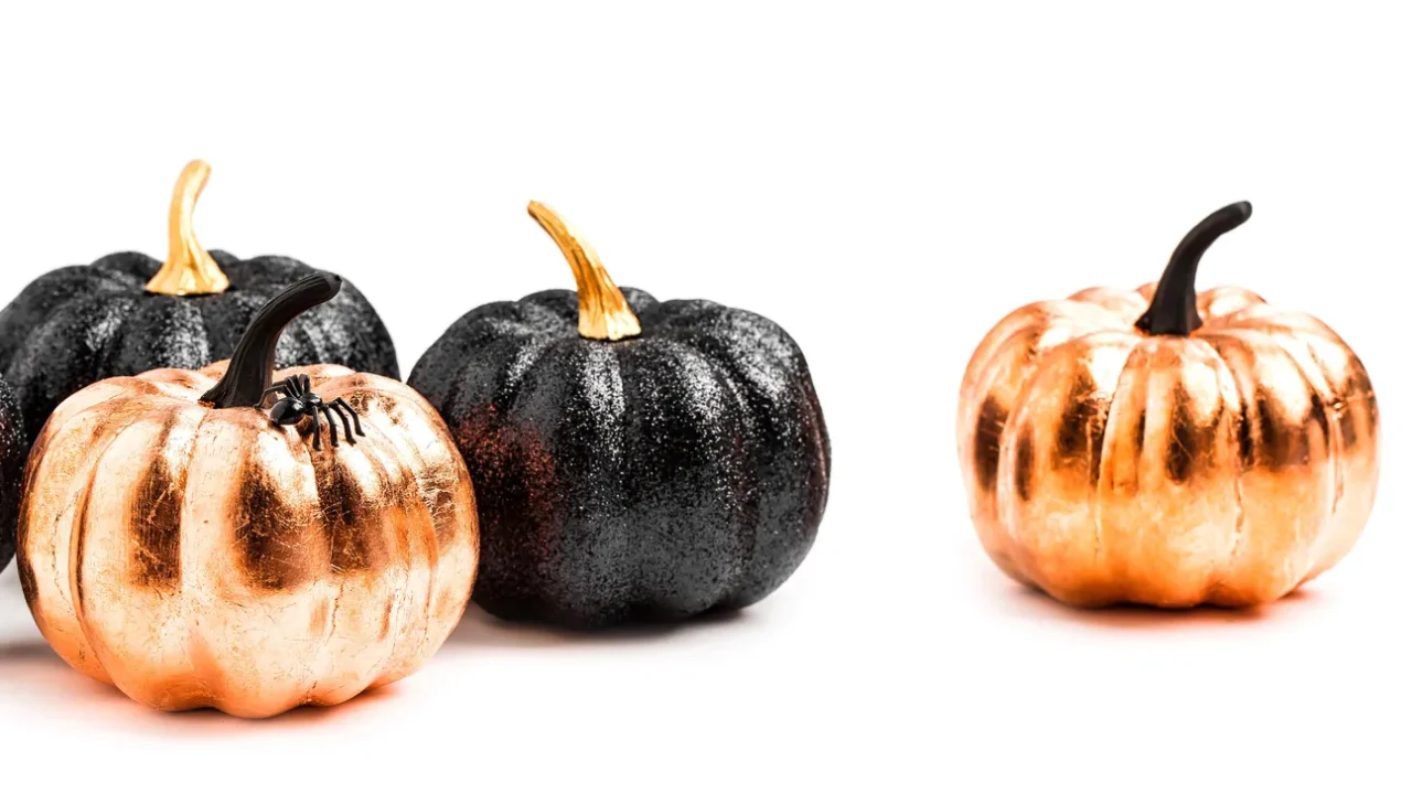 Shiny Decorative Pumpkins