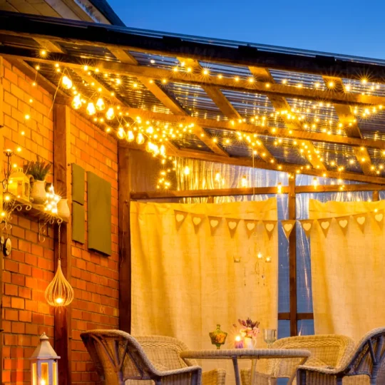 Valentine’s Day Balcony Decor for Two