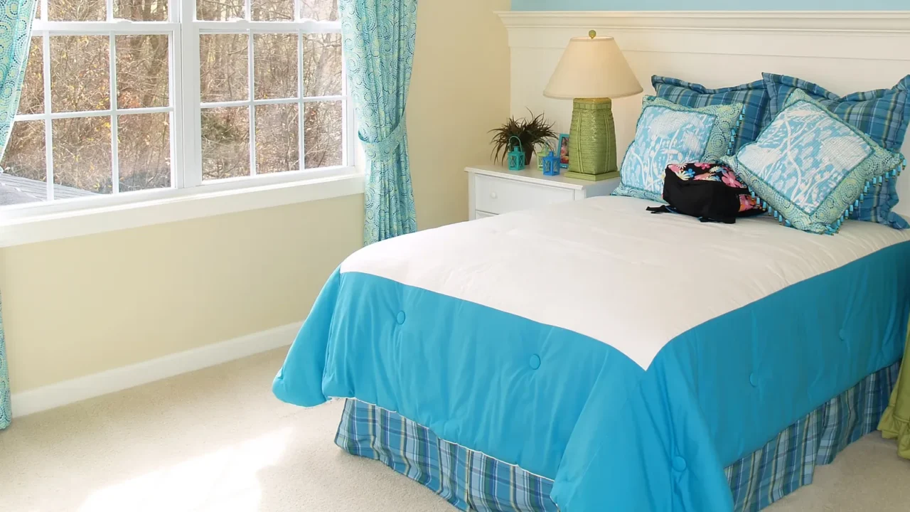 blue bedroom