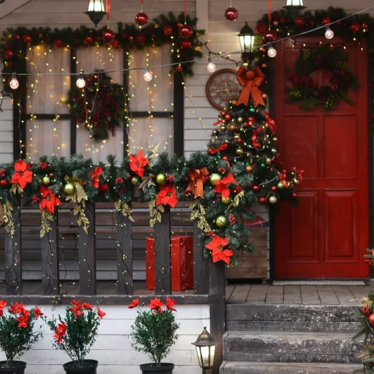 Budget-Friendly Holiday Entryway Decor Ideas