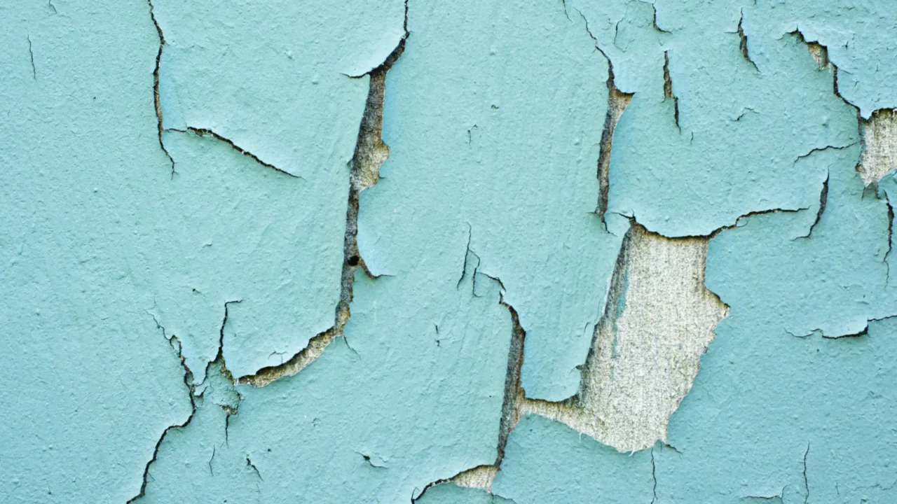 cracking peeling paint