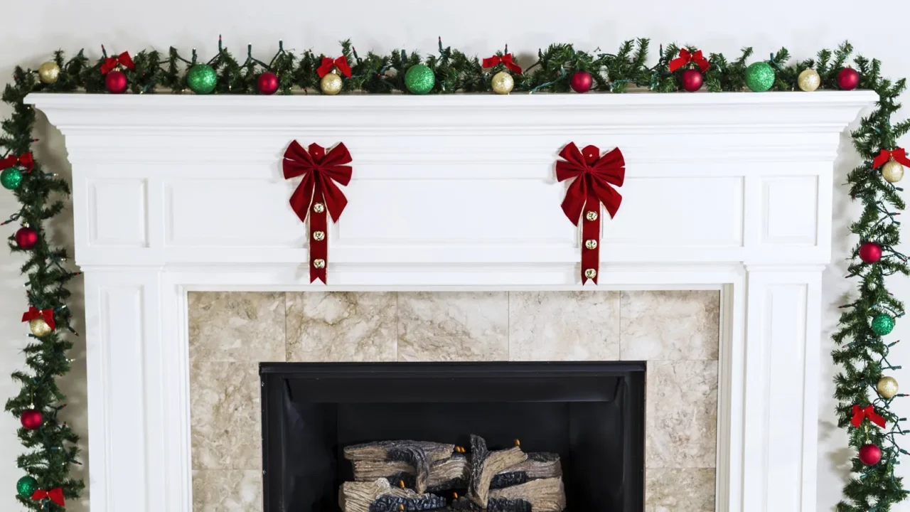 holiday fireplace