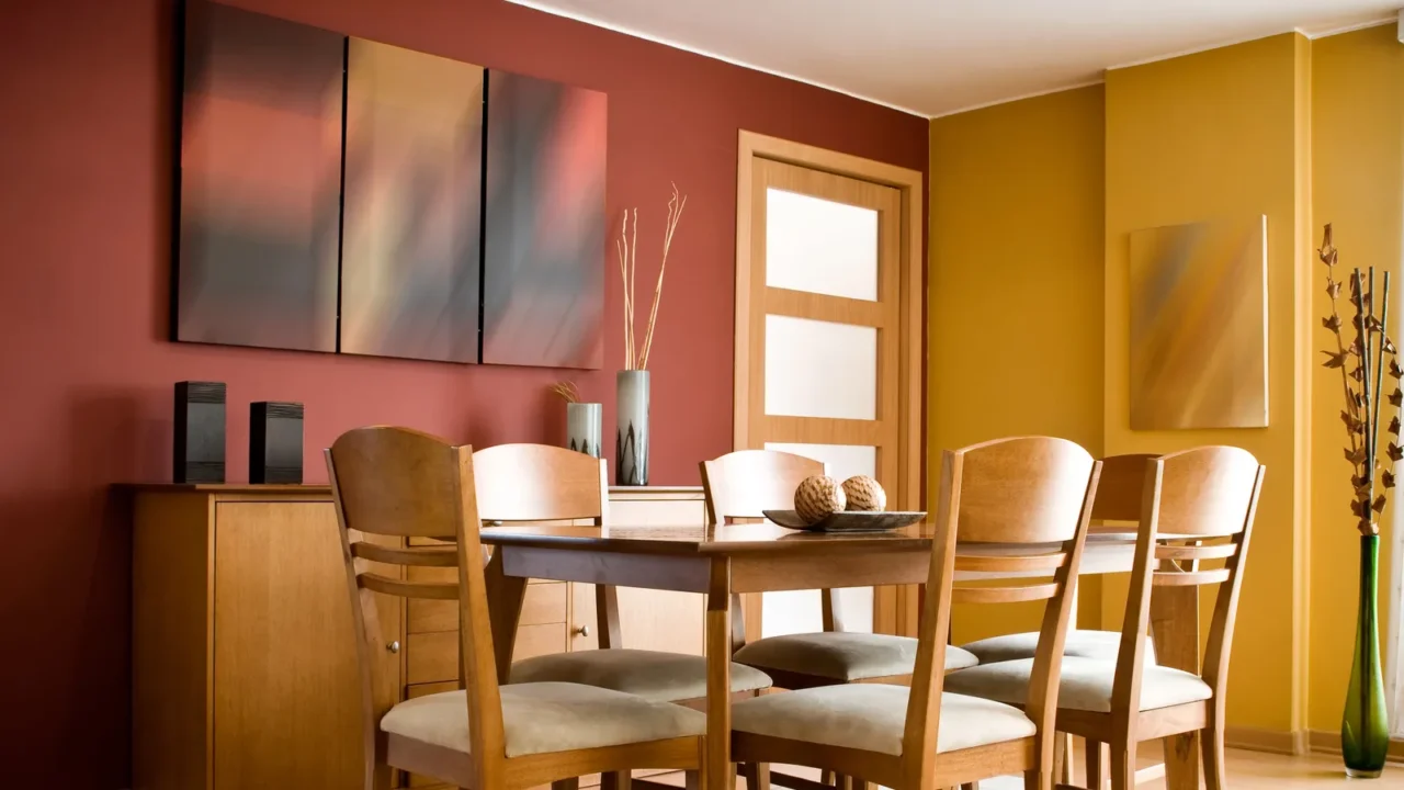 interior design series modern colorful dining room