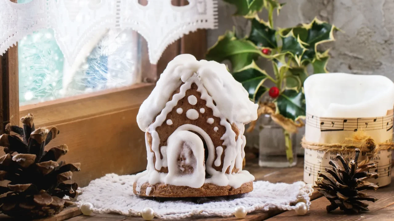 small gingerbread house