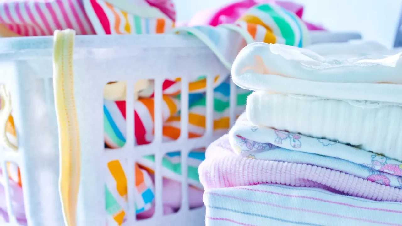 stack of cute Baby clothes