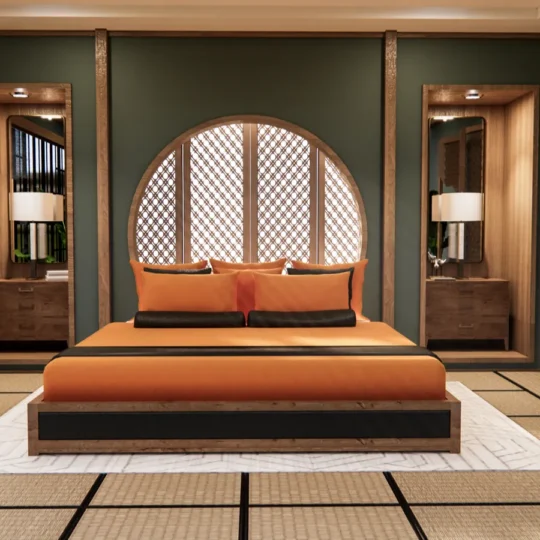 Unwind in Style with Japanese-Inspired Bedroom