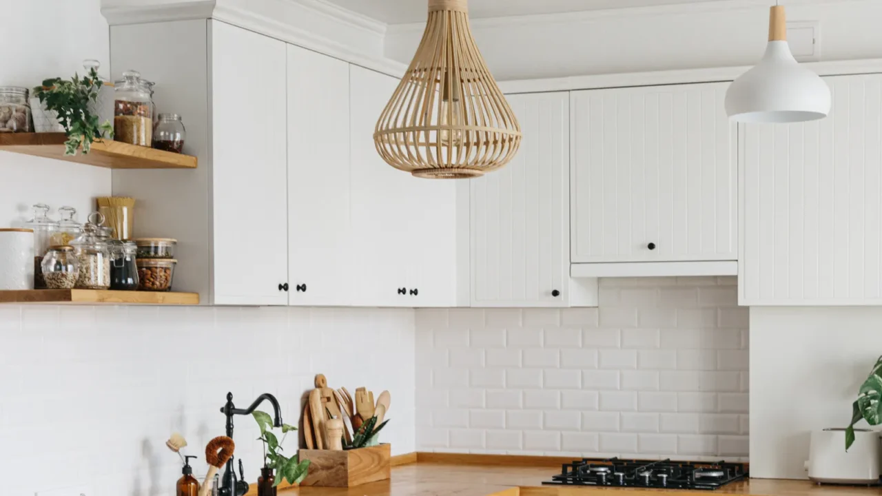 ushape modern white kitchen scandinavian style kitchen interior ideas eco