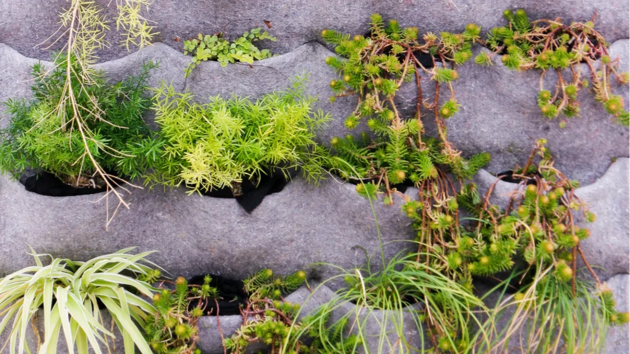 beautiful vertical garden