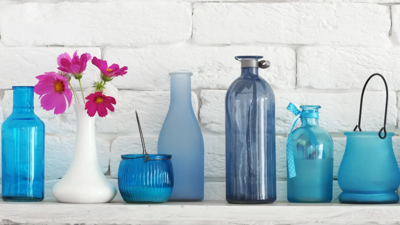 bottles on a shelf