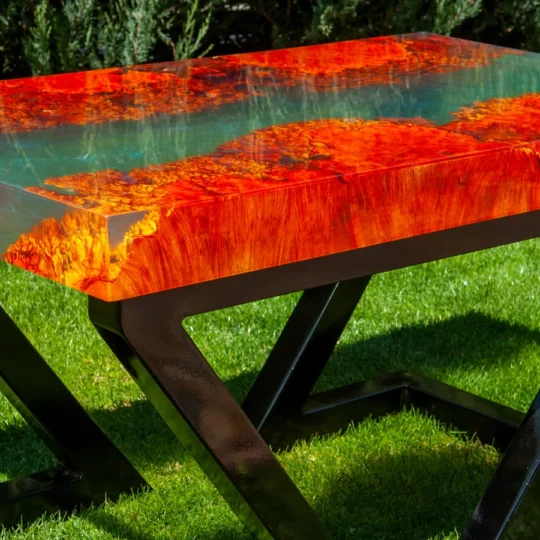 15 Custom Resin Tabletops for a Stylish Look