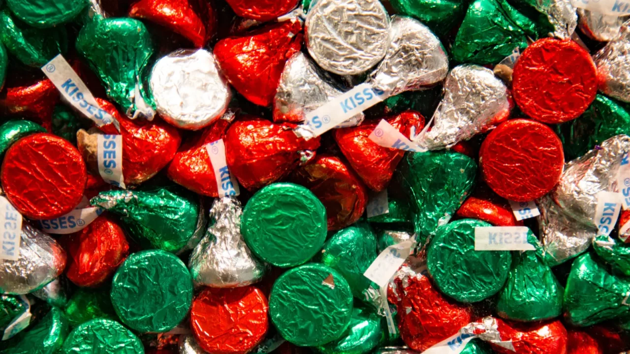 holiday hershey kisses