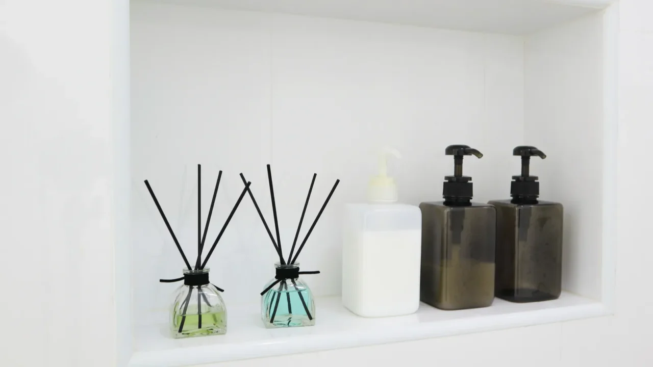 luxury glass aroma scent reed sticks diffuser glass bottles and