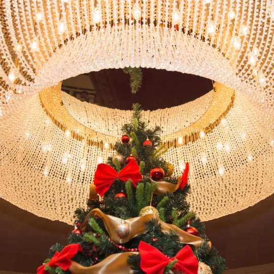 Holiday Ceiling Decor Made Simple and Stunning