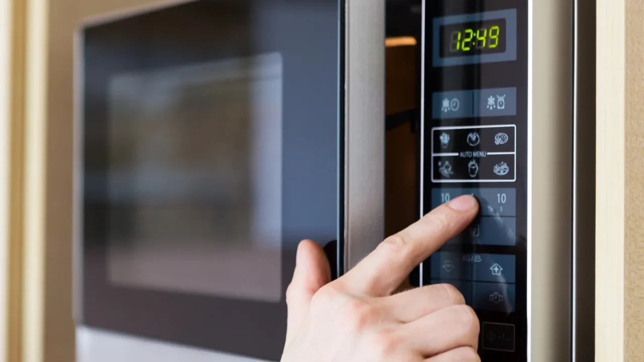 using microwave oven