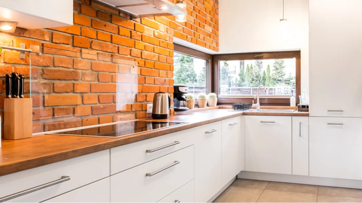 bright modern minimalist kitchen