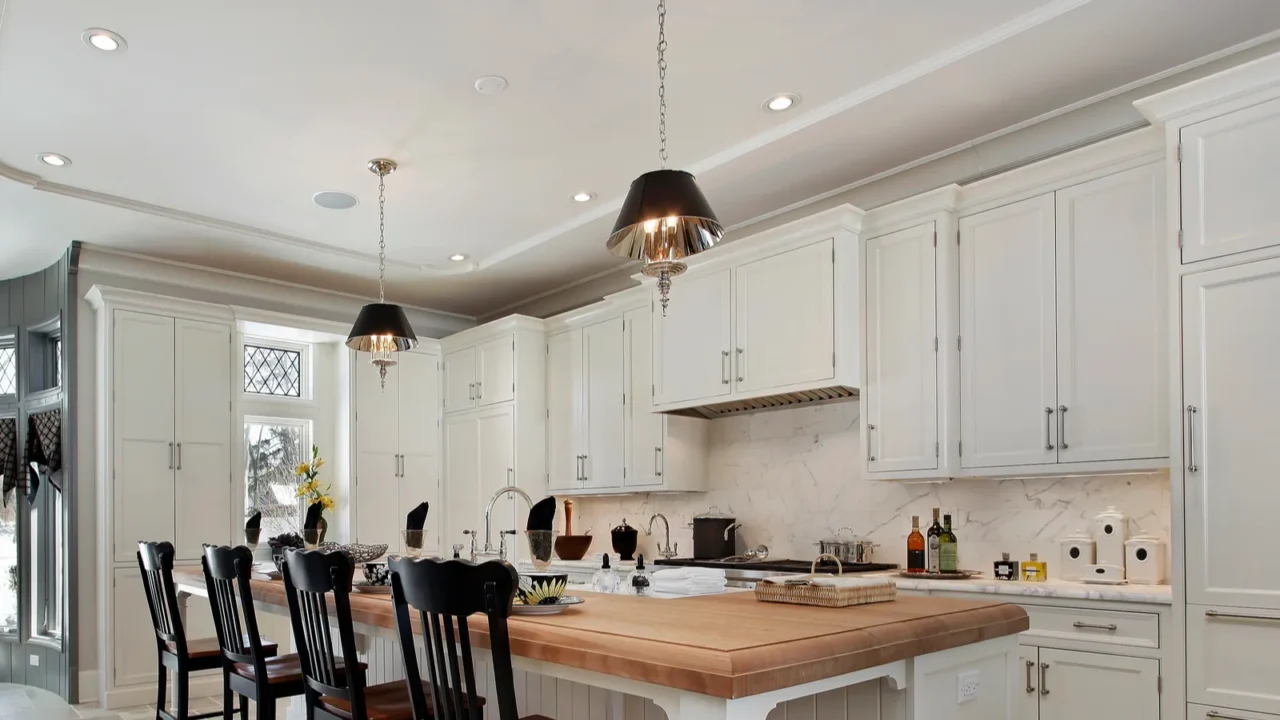 kitchen in luxury home