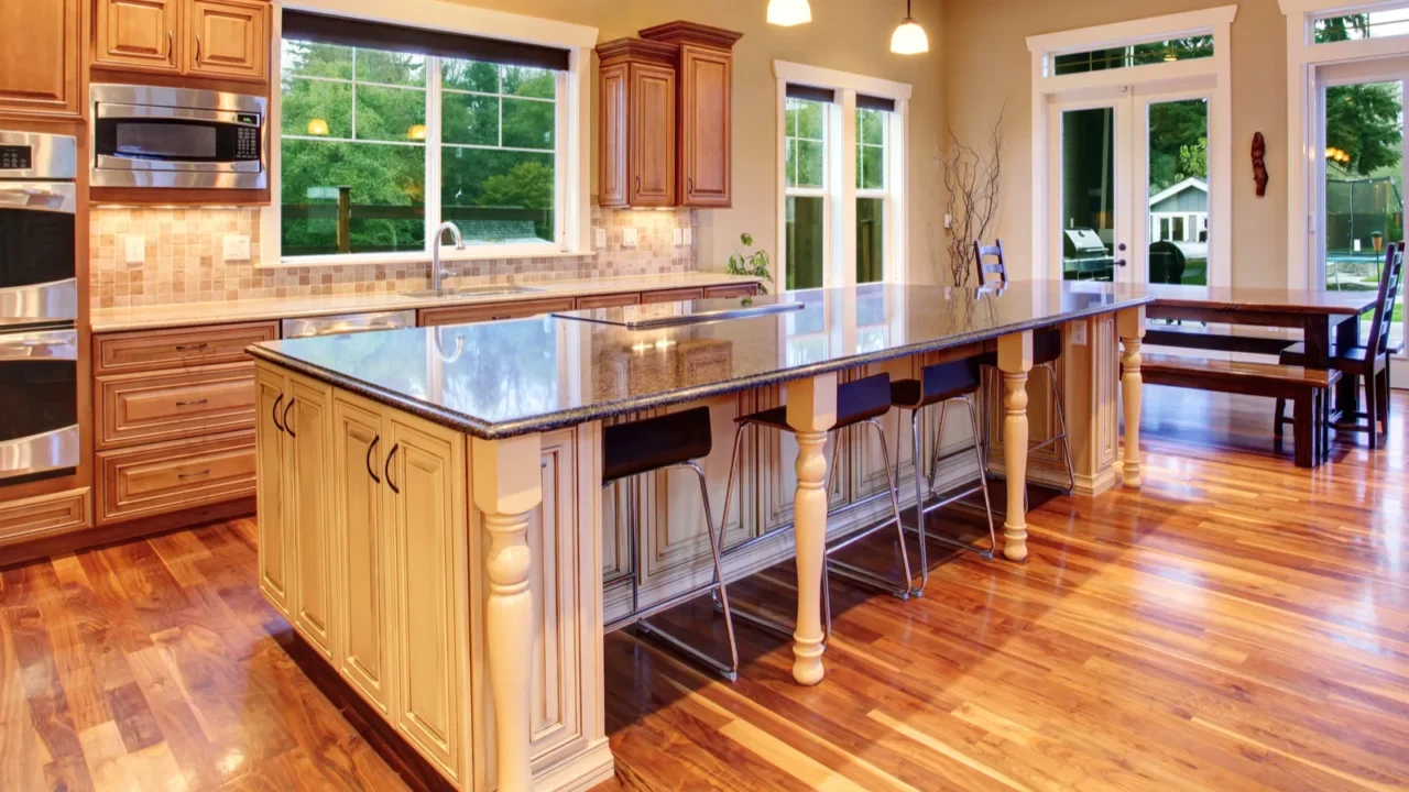 kitchen interior in luxury house