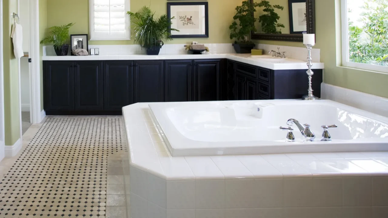 modern bathroom interior