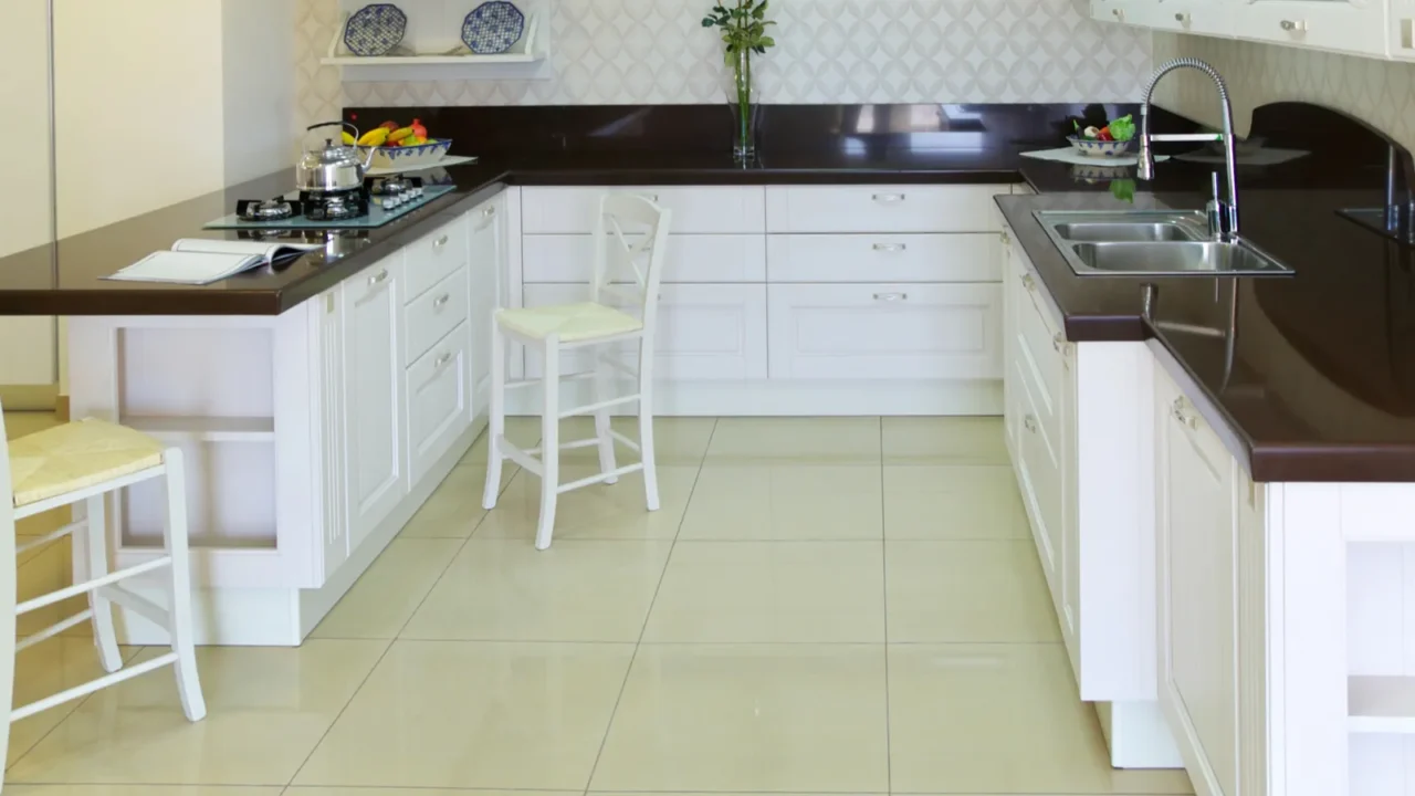 modern white kitchen