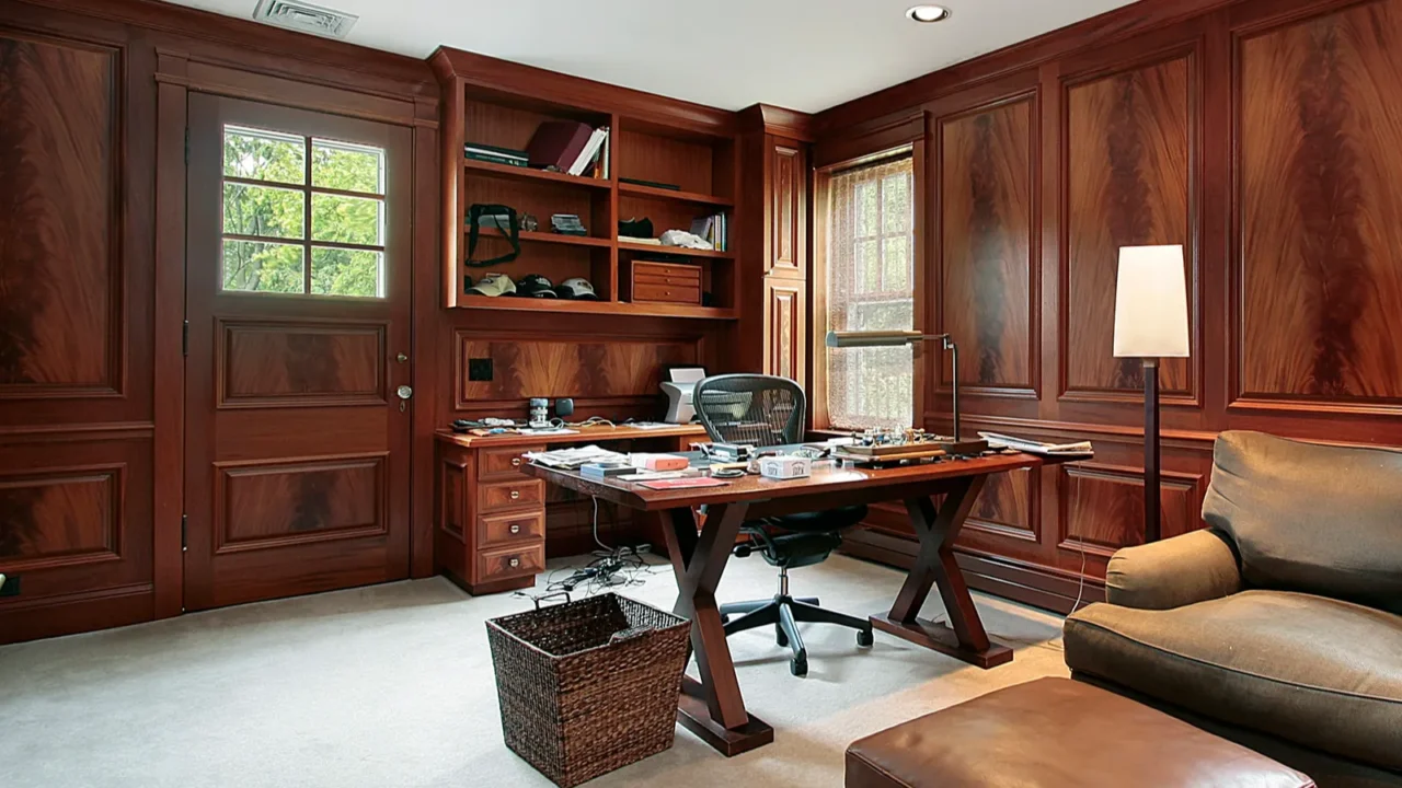 office in luxury home