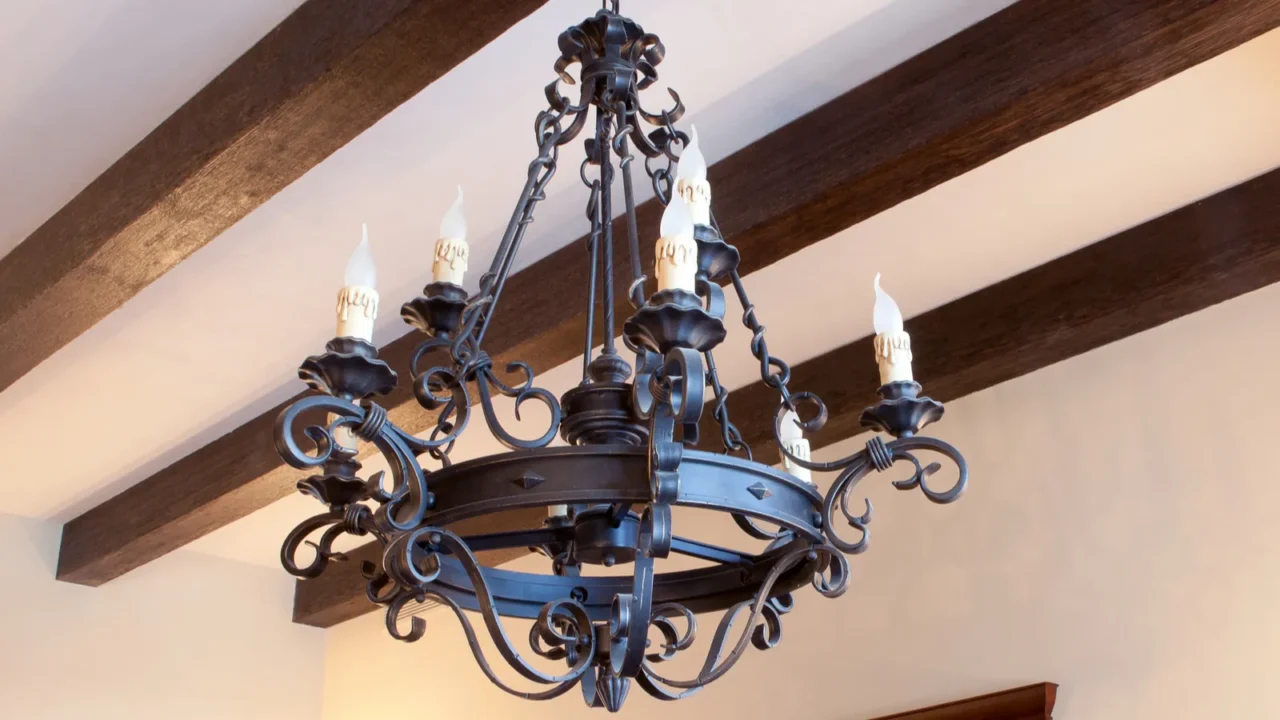 round black wrought iron chandelier with bulbs weighs in house