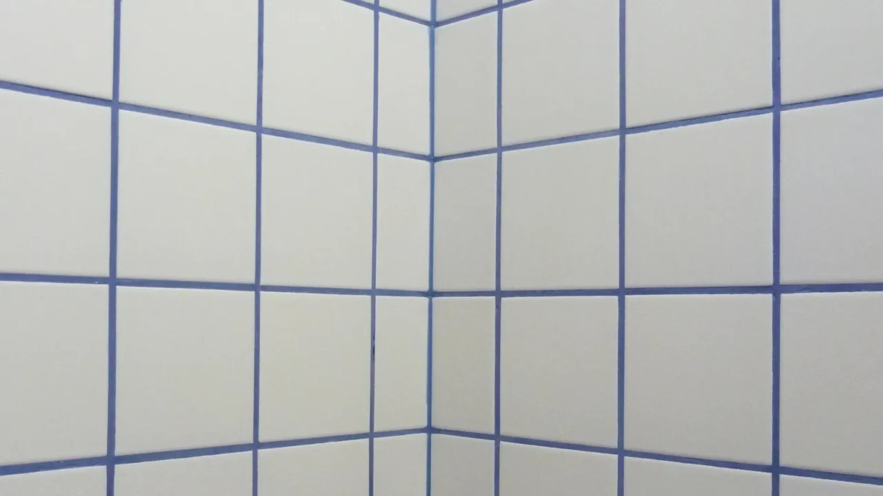 white and blue tiles texture