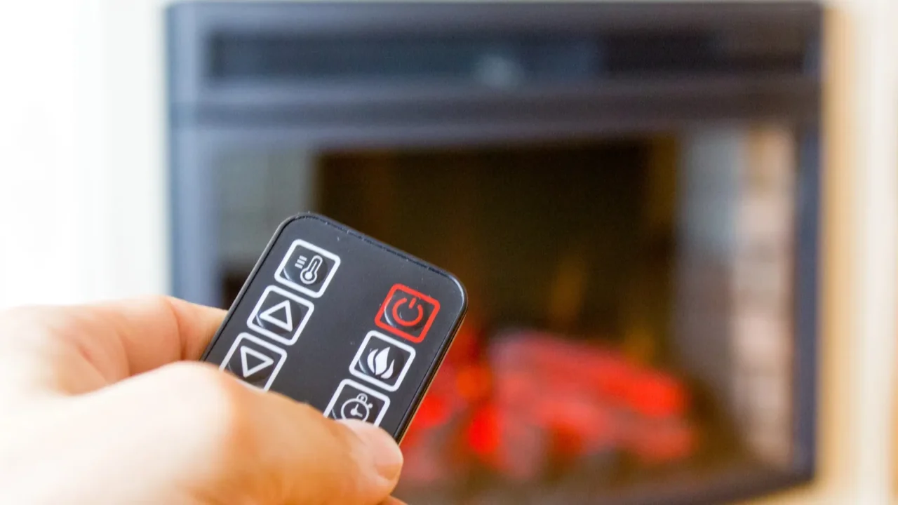 electric fireplace remote control