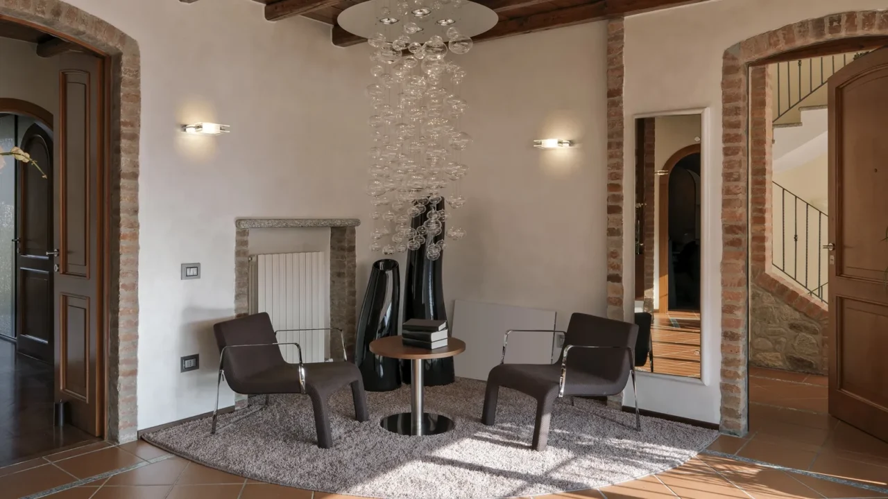 Internal view of modern living room