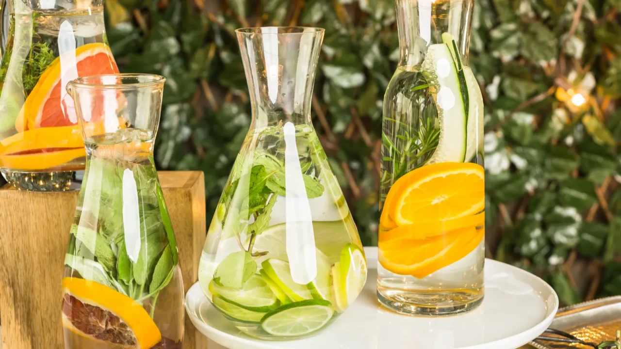 detox citrus infused water