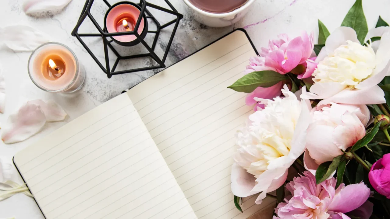 blogger or freelancer workspace