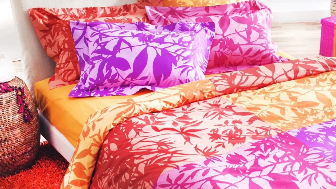 colorful bedroom