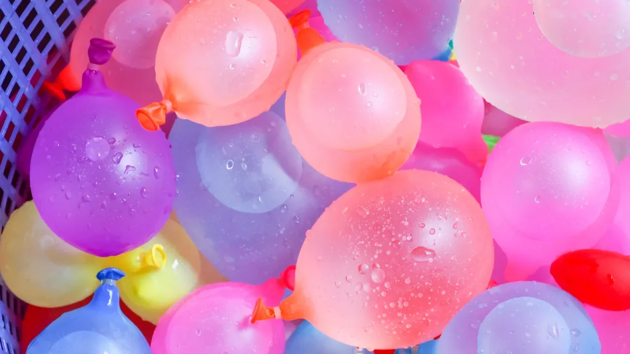 colorful water balloons