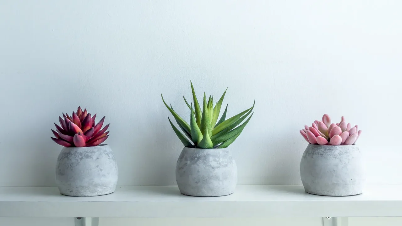 concrete pot modern geometric concrete planter