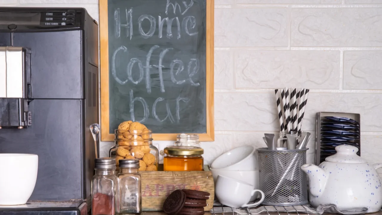 home coffee station coffee bar kitchen coffee corner with coffee