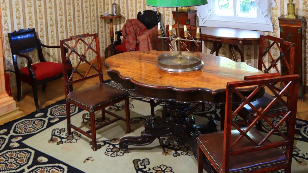 interior of museumhouse of ivan kotlyarevsky in poltava ukraine