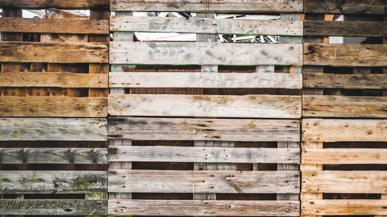 pallets texture grunge copy space wooden background warehouse wallpaper
