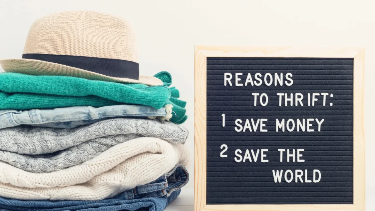 second hand wardrobe idea circular fashion eco friendly sustainable shopping