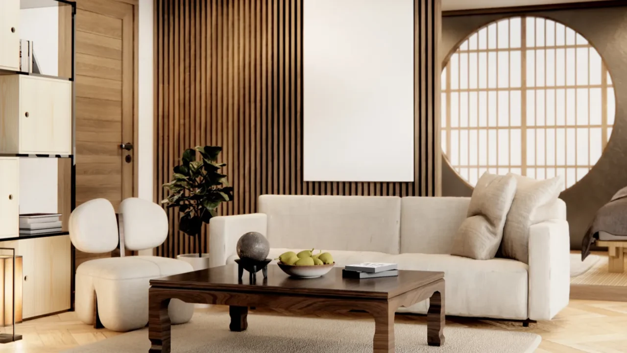sofa furniture and modern room interior design minimal