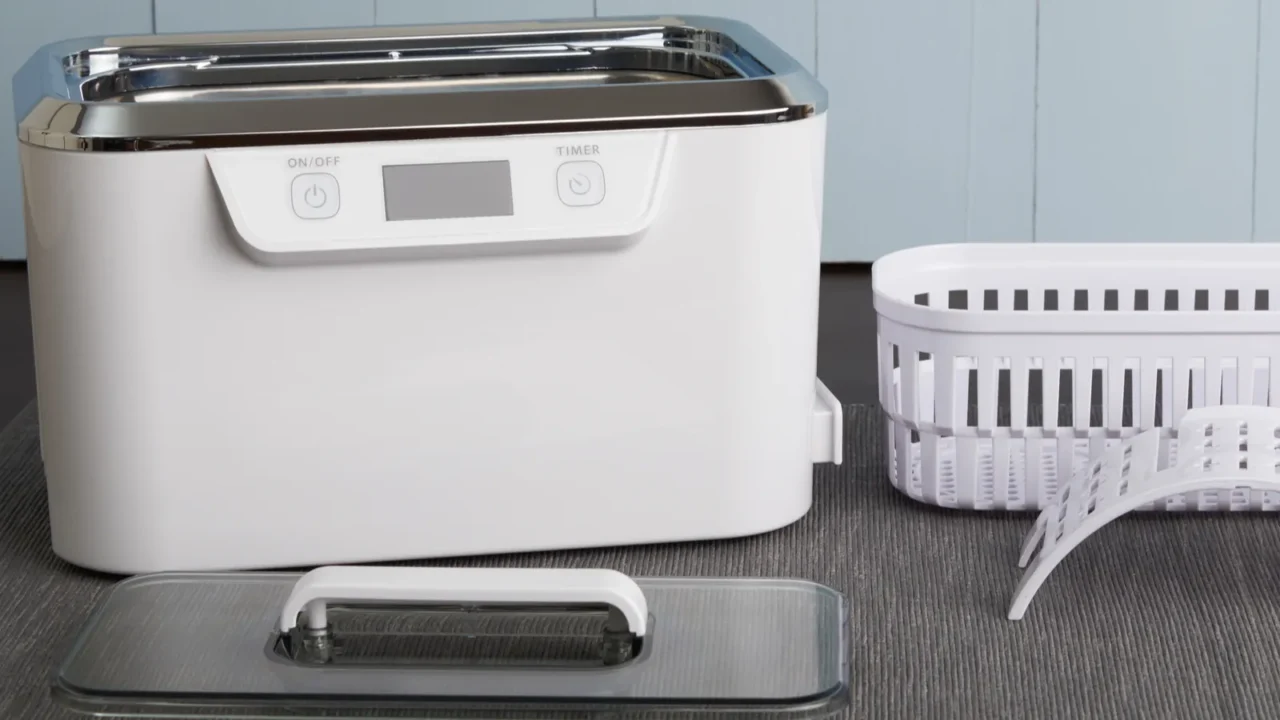 ultrasonic cleaning machine with digital display and touch buttons