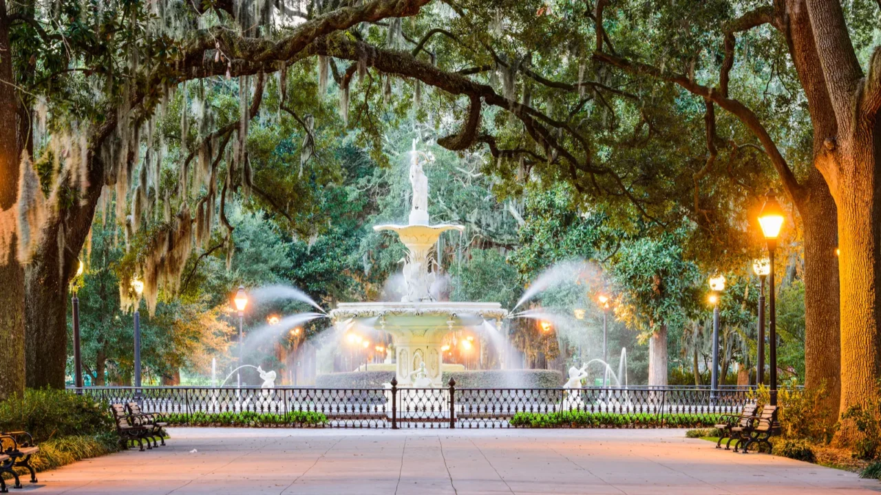forsyth park in savannah