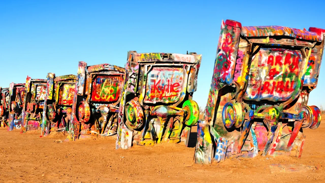 cadillac ranch amarillio texas usa