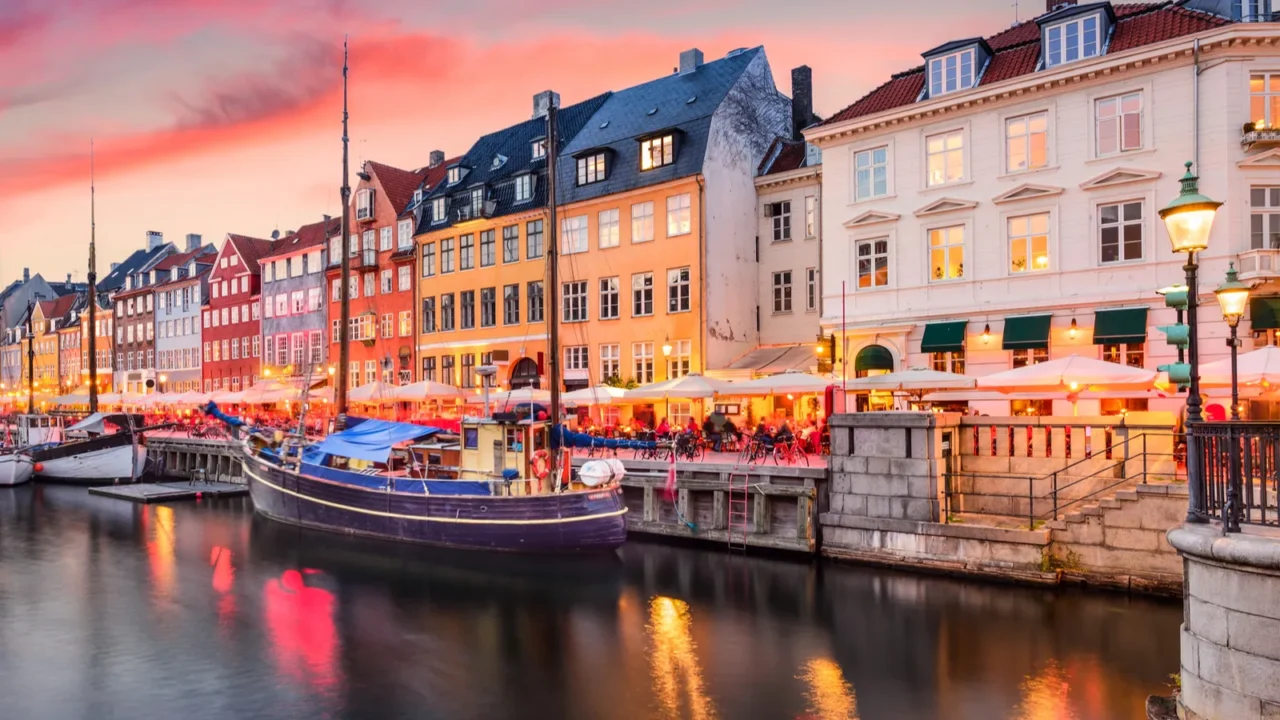 copenhagen denmark at nyhavn canal