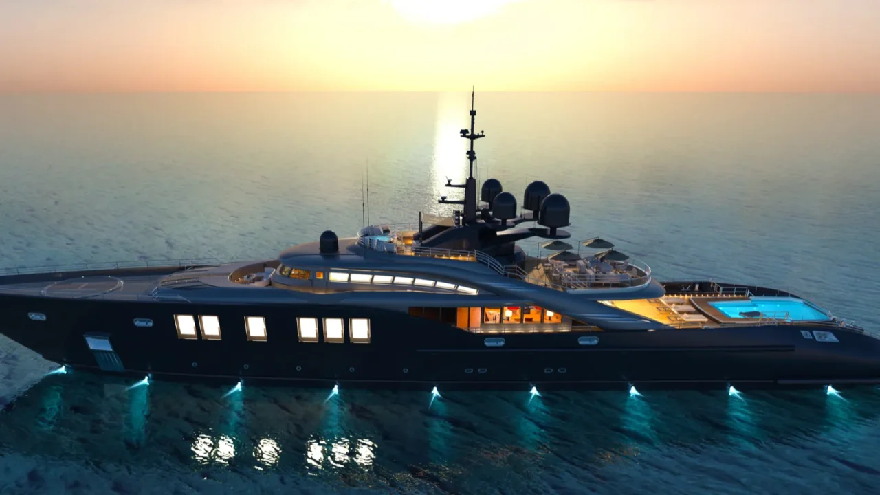 3d cg rendering of a transportation ship