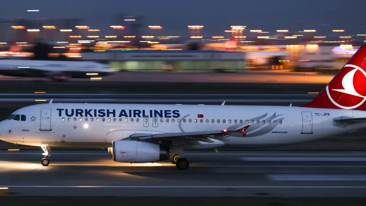 airplane takeoff from airport