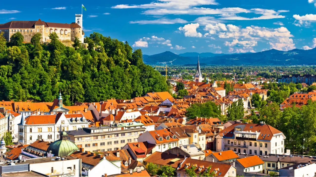 city of ljubljana panoramic view